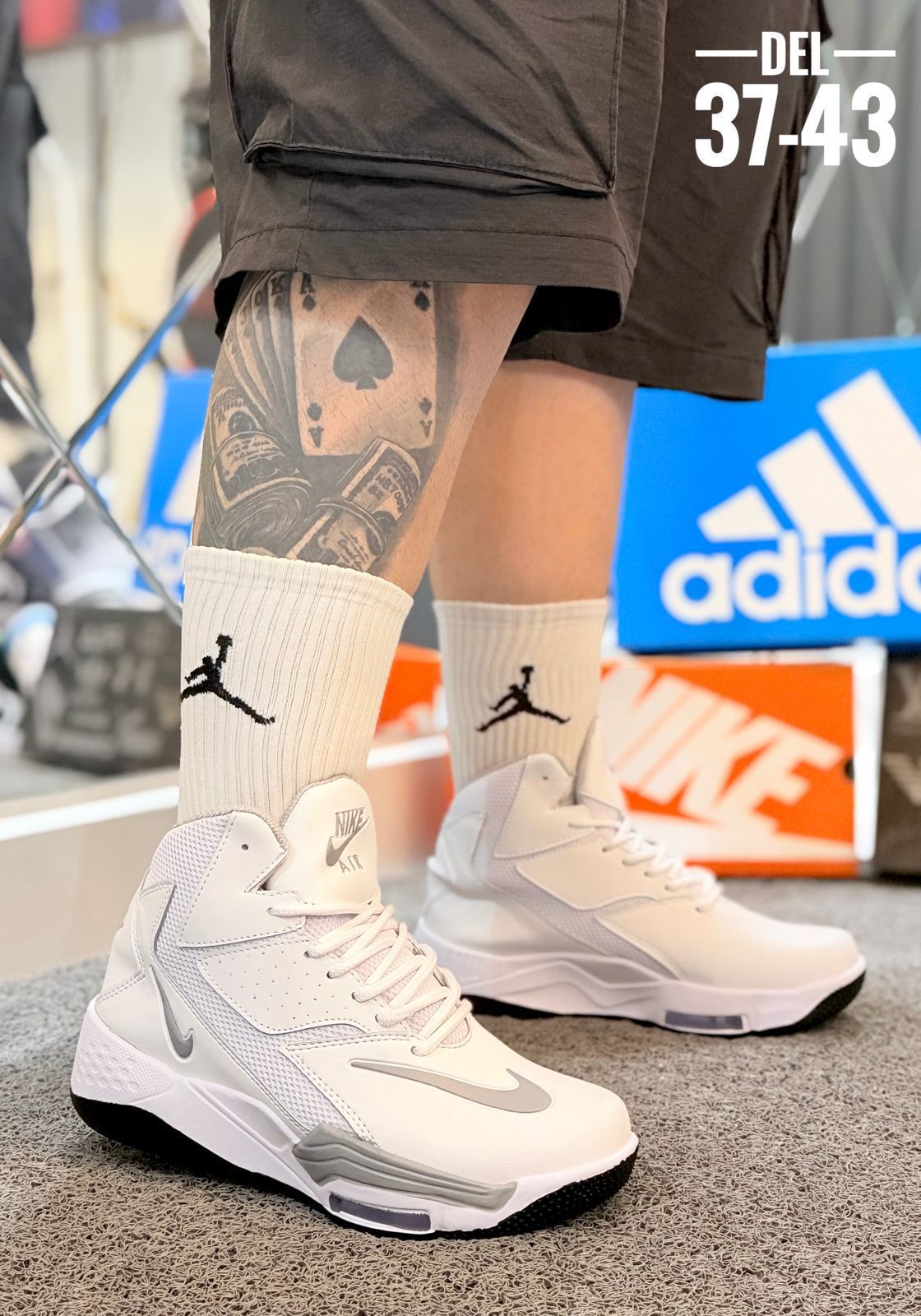 Botas Nike sb Blanco Gris